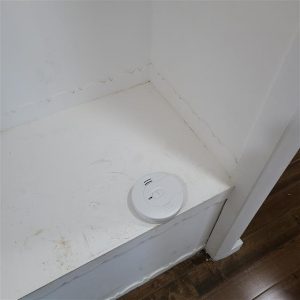 smoke detector wrong placement